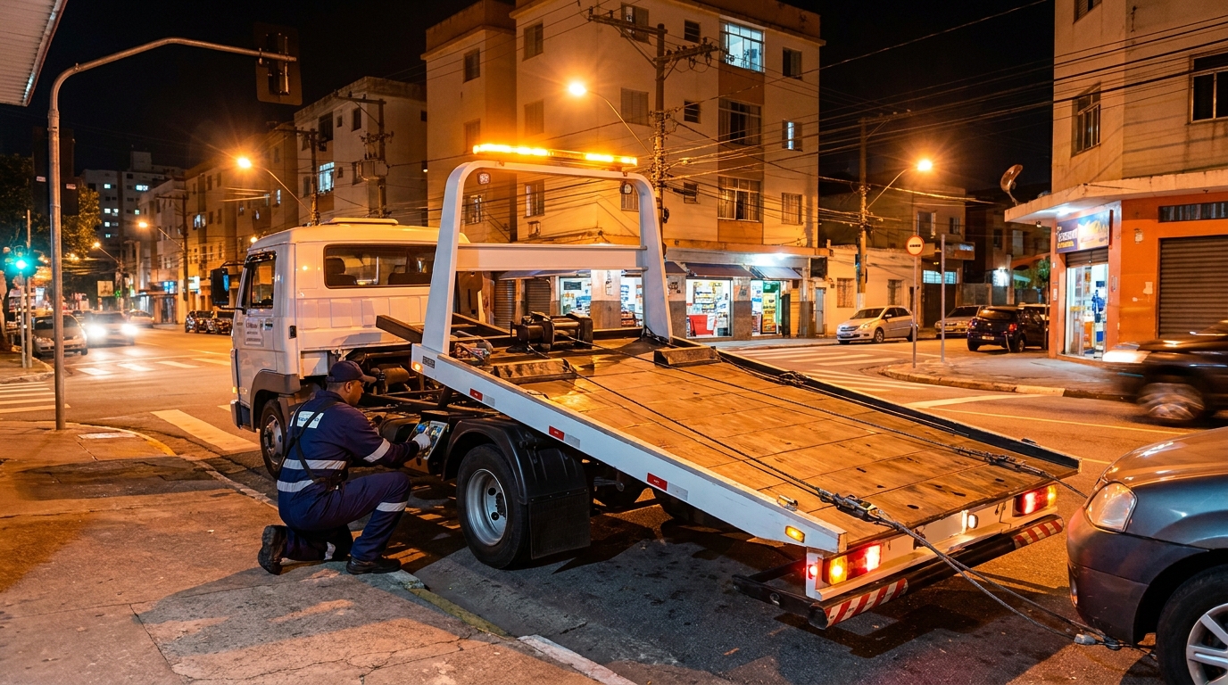 Guincho 24h profissional em Presidente Prudente‑SP